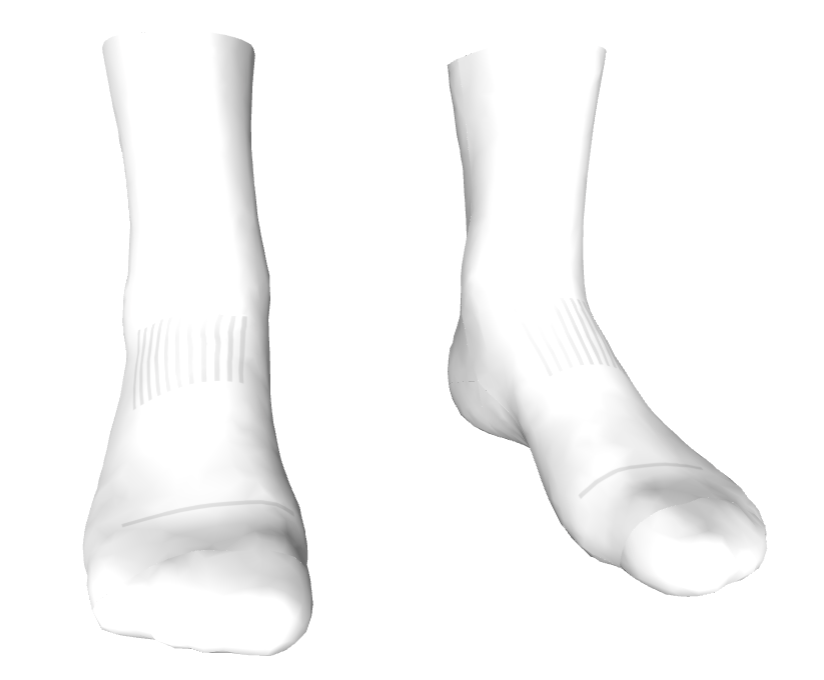 Midi Length GAA Socks White