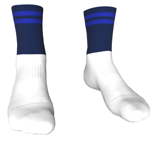 Midi Length GAA Socks Navy / Royal Blue